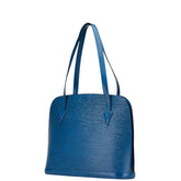 ルイ ヴィトン エピ リュサック ショルダーバッグ トートバッグ M52285 トレドブルー レザー レディース LOUIS VUITTON 【中古】